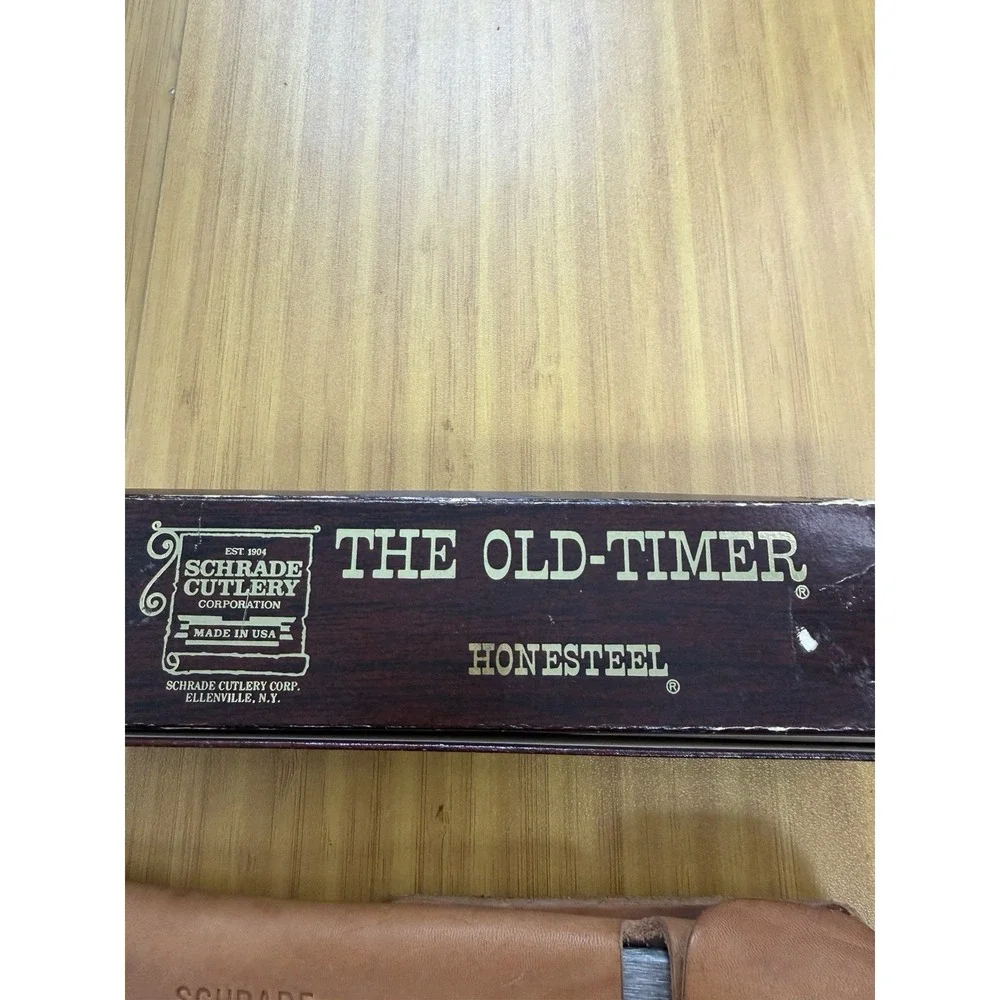 Schrade Cutlery USA The Old Timer Honesteel With Case And Box